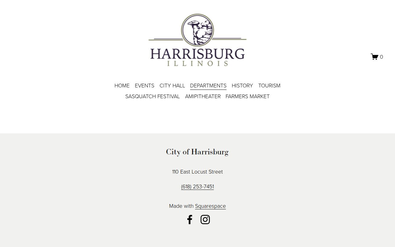 Harrisburg Police Department official contact webpage